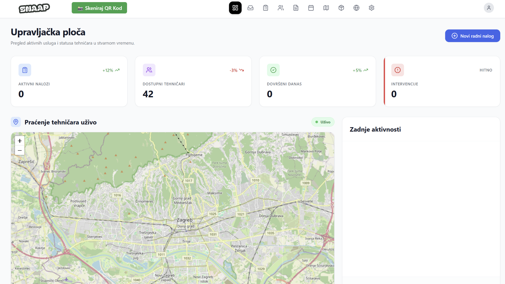 Snaap Dashboard